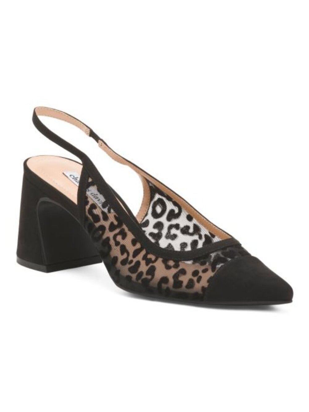 CHARLES DAVID Afrika Slingback Heels